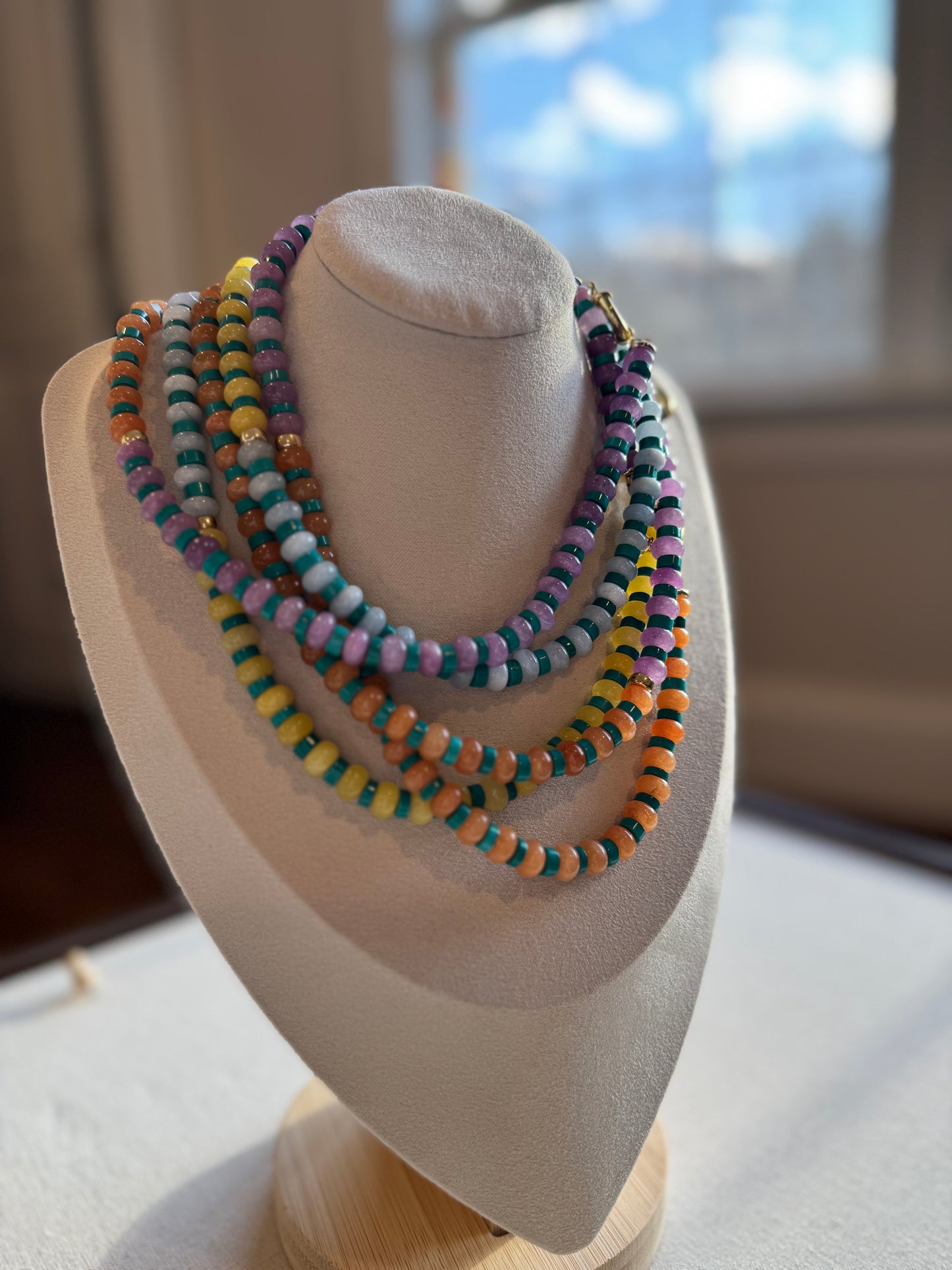 Rivieras - Jade Beaded Necklace