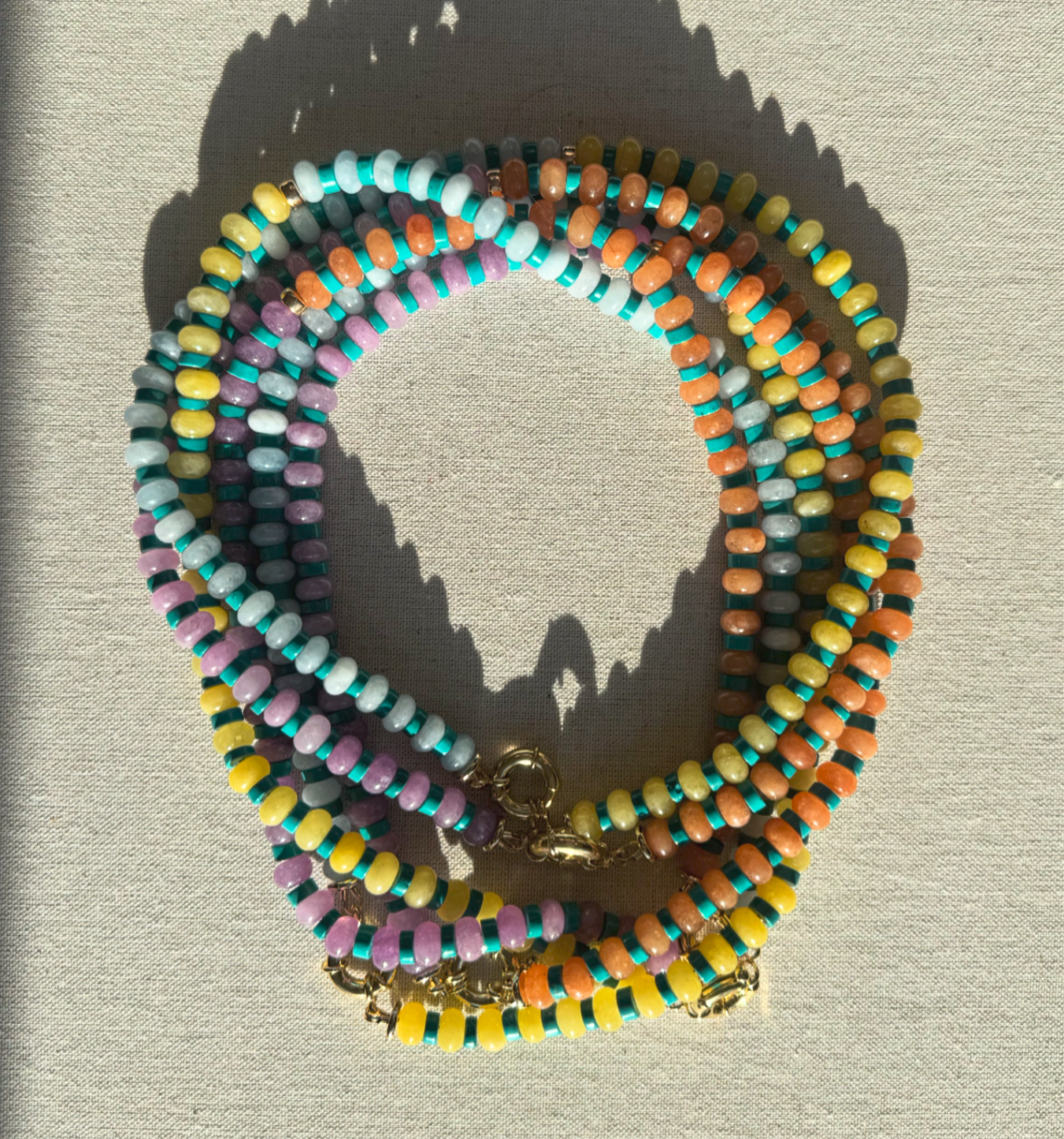 Rivieras - Jade Beaded Necklace